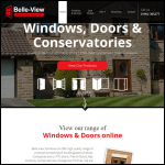Screen shot of the Belle View Windows website.