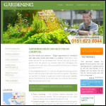 Screen shot of the Rupp's Gardeners website.