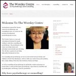 Screen shot of the The Worsley Centre website.