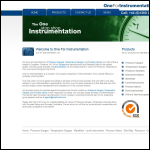 Screen shot of the One for Instrumentation Ltd website.