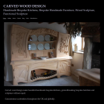 Screen shot of the Carved Wood Design Bespoke Kitchens. website.