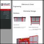 Screen shot of the Grant Engineering website.