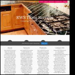 Screen shot of the RWS Tiling Services website.