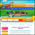 Screen shot of the Crown Castles website.