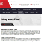Screen shot of the Just Pass - Driving Lessons Walsall website.
