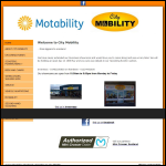 Screen shot of the City Mobility website.