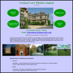 Screen shot of the Corsham Court Residents' Association Ltd website.