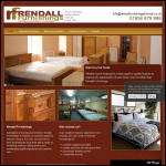Screen shot of the Rendall Furnishings website.