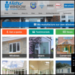 Screen shot of the Mister Window Company Ltd website.
