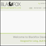 Screen shot of the Black Fox Corporation Ltd website.