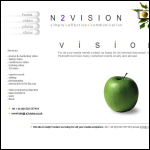 Screen shot of the N2Vision Media Production website.
