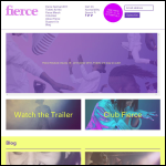 Screen shot of the Fierce! (Festival) Ltd website.