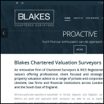 Screen shot of the Blakes Property Consultants Ltd website.