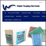 Screen shot of the Wiper Supply Services Ltd website.