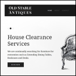 Screen shot of the Stable Antiques Ltd website.