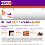 Screen shot of the Caterking International Ltd website.