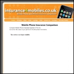 Screen shot of the Insurance4mobiles website.