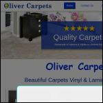 Screen shot of the Oliver Carpets Ltd website.