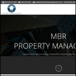 Screen shot of the Mbr Property Developers Ltd website.