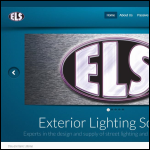 Screen shot of the Exterior Lighting Solutions (UK) Ltd website.