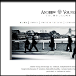 Screen shot of the Andrew Young Technology Ltd website.