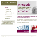 Screen shot of the Elton Mellor Ltd website.