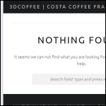 Screen shot of the 3d Coffee (Corby) Ltd website.