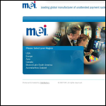 Screen shot of the MEI website.