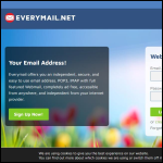 Screen shot of the Everymail Ltd website.