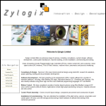 Screen shot of the Zylogix website.