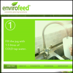 Screen shot of the Envirofeed Ltd website.