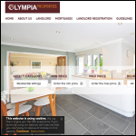 Screen shot of the Olympia Properties Ltd website.