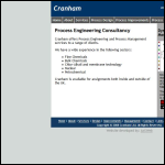Screen shot of the Cranham Technology Ltd website.