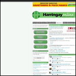 Screen shot of the Harringay Market Ltd website.