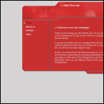 Screen shot of the Alert Fire (Essex) Ltd website.