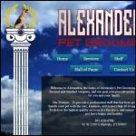 Screen shot of the Alexander Grooming Ltd website.