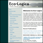 Screen shot of the Eco-logica La1 Ltd website.