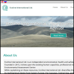 Screen shot of the Ecoklien Ltd website.