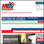 Screen shot of the Mbs (Gillingham) Ltd website.
