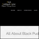 Screen shot of the Black Pudding & Caviar Ltd website.