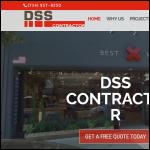 Screen shot of the Dsscontractor Ltd website.