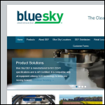 Screen shot of the Blue Sky Synergies Ltd website.