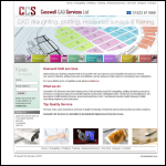 Screen shot of the Casswell CAD Services Ltd website.