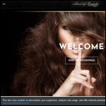 Screen shot of the A Head for Beauty Ltd website.