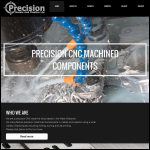 Screen shot of the Precision Metals & Plastics Ltd website.