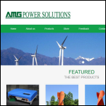 Screen shot of the Mg Energy Solutions Ltd website.