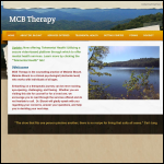 Screen shot of the Mcb Therapy Services Ltd website.