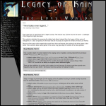 Screen shot of the Lost Soul Ltd website.