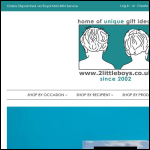 Screen shot of the Little Boy, Little Girl. Ltd website.