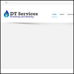 Screen shot of the Dt Plumbing & Heating (UK) Ltd website.